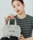 GYDA 【WEB限定商品】2WAYミニボストンバッグ GY-B295 ラインストーンロゴ エルゲイス バッグ ボストンバッグ ホワイト ブラック ブルー【送料...