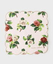 LAURA ASHLEY HOME カミール柄 プリント スカラップ刺繍タオルハンカチ ローラ アシュレイ ファッション雑貨 ハンカチ・ハンドタオル ピンク ホワイト ブルー