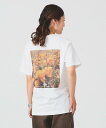 Ray BEAMS THE NORTH FACE / ショートスリーブ フラッシュドライ ピクセル プラント コットン Tシャツ ビームス ウイメン トップス カットソー・Tシャツ ホワイト ブラック【送料無料】