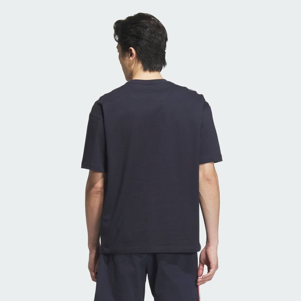 【SALE／30%OFF】adidas 【公式】アディダス adidas エッセンシャルズ プラス ルーズフィット スリーストライプス 半袖Tシャツ アディダス トップス カットソー・Tシャツ ブルー