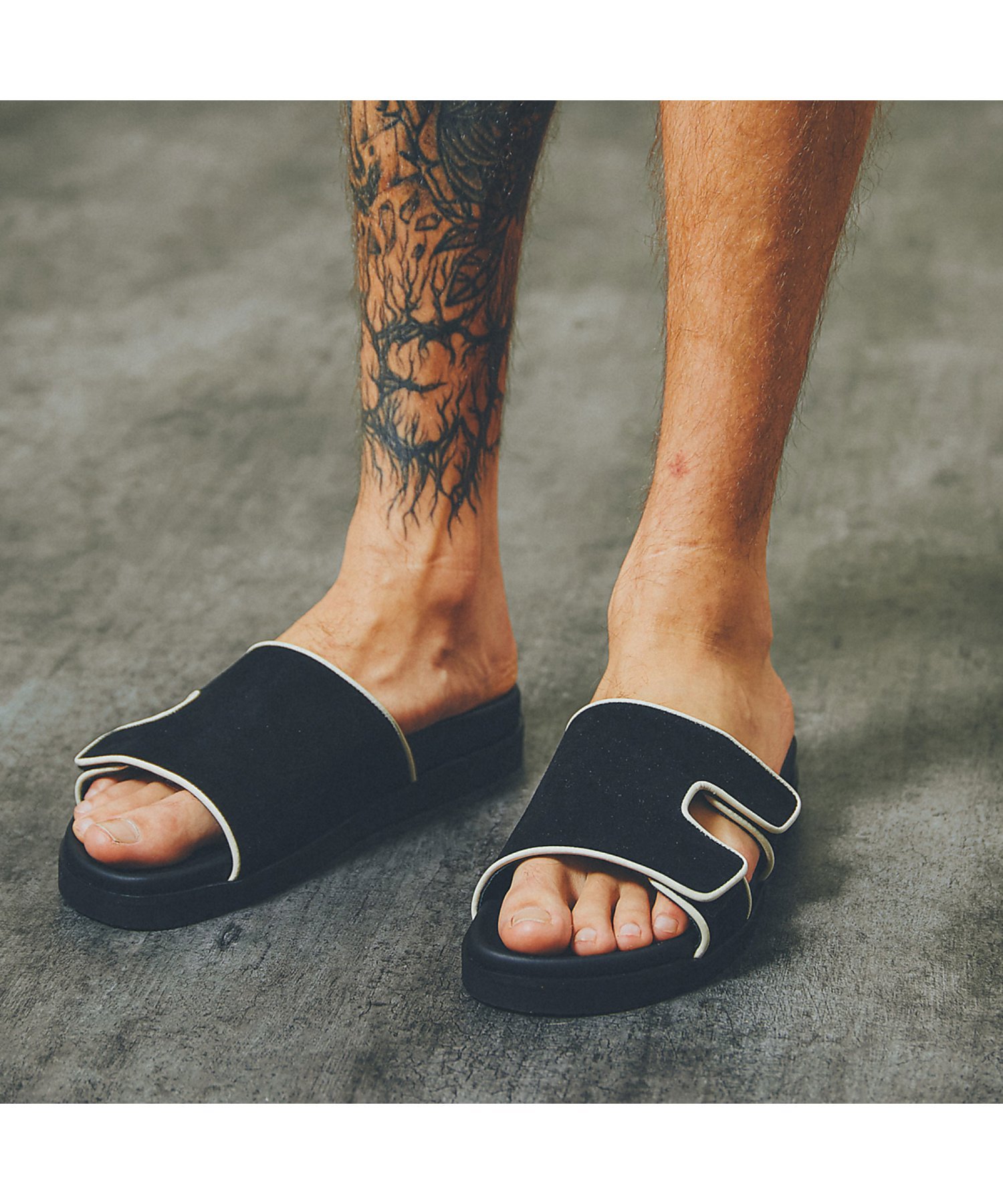 【SALE／50%OFF】DESIGNWORKS 【別注】PELLICO SUNNY / スエードシャワーサンダル デザインワークス シューズ・靴 サンダル ブラック ベージュ グレー【送料無料】