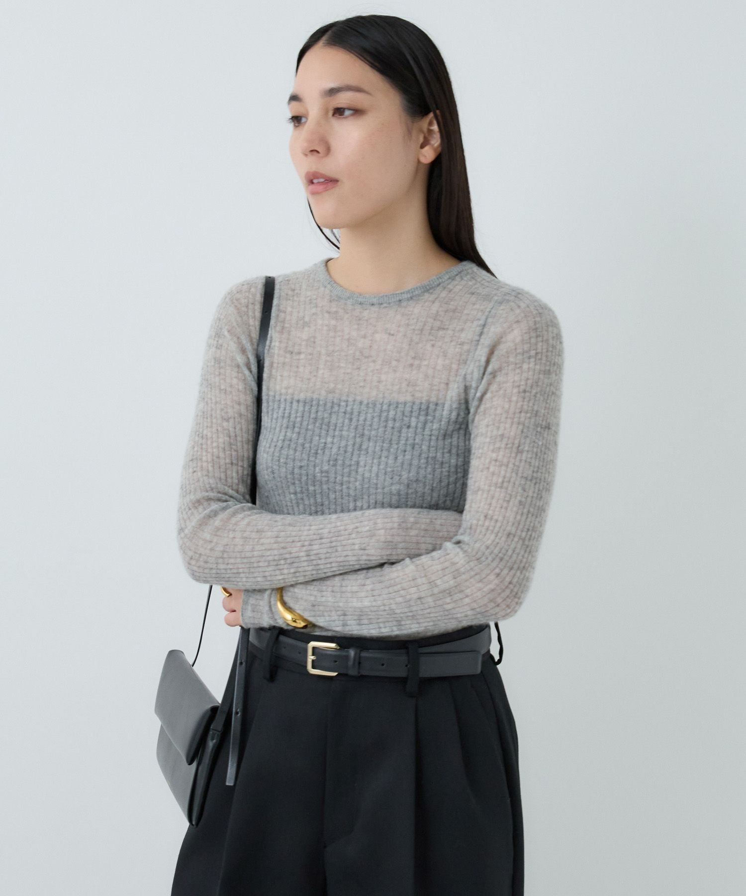 Chaos フロットニットプルオーバー カオス トップス カットソー・Tシャツ ホワイト ブラック【送料無料】のサムネイル