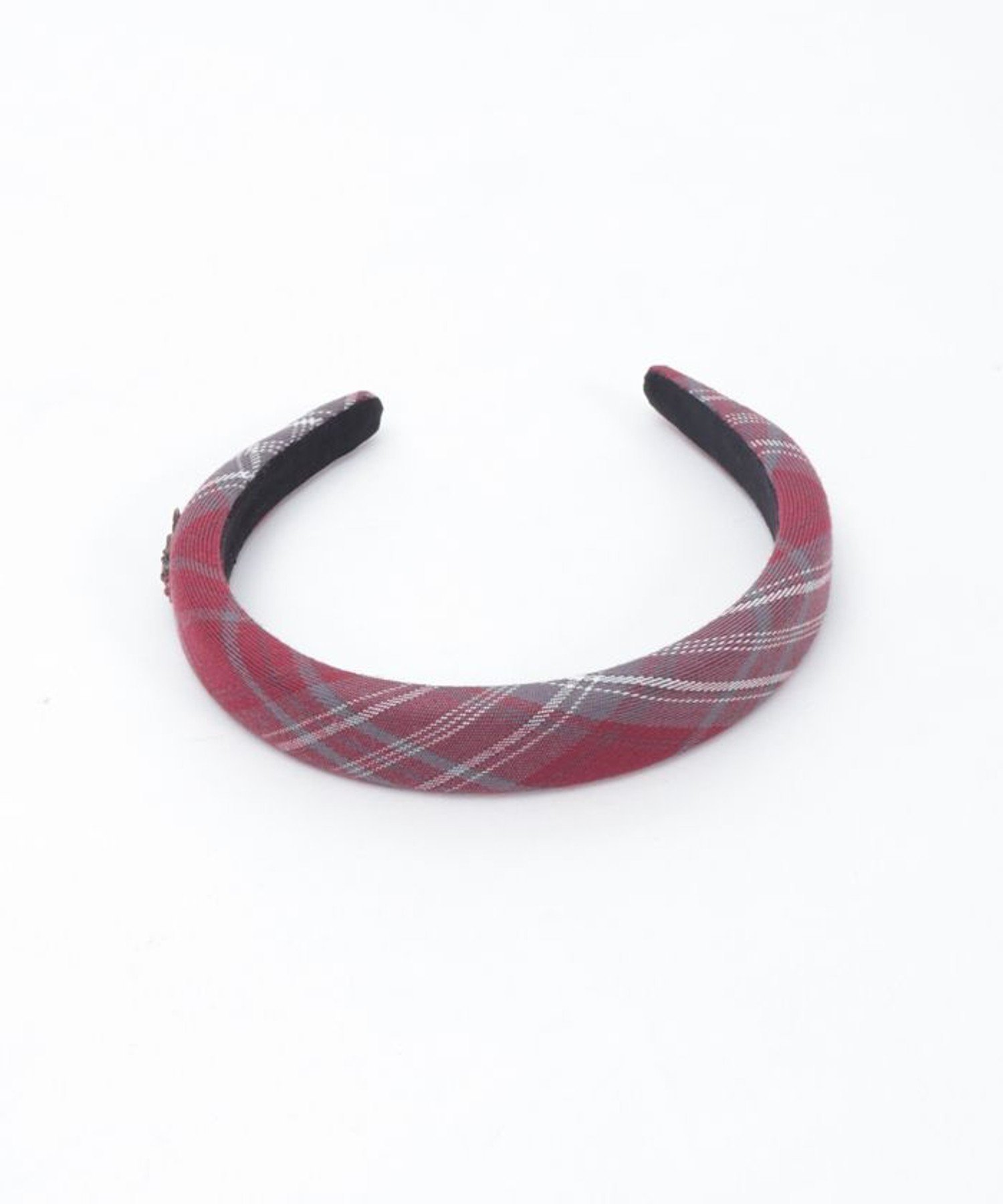 【SALE／40%OFF】axes femme タータンチェックカチューシャ アクシーズファム ファッション雑貨 チャーム・キーチェーン ワインレッド
