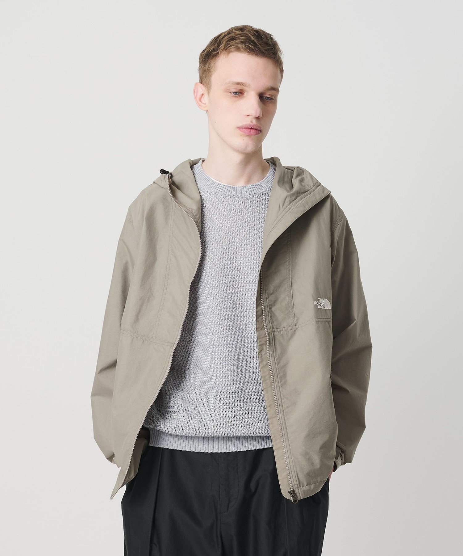 BEAUTY&YOUTH UNITED ARROWS ＜THE NORTH FACE＞コンパクト ジャケット ビューティー＆ユース　ユナイテッドアローズ ジャケット・アウター その他のジャケット・アウター グレー ブラック【送料無料】