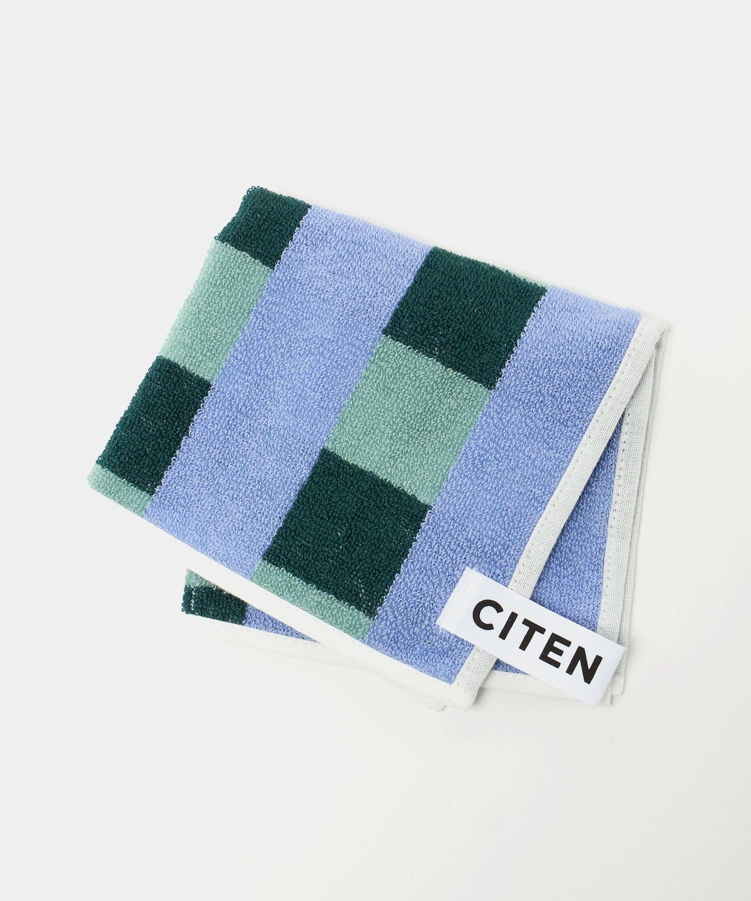 CITEN ＜CITEN＞ハンドタオルチェック シテン ファッション雑貨 ハンカチ・ハンドタオル ピンク オレンジ