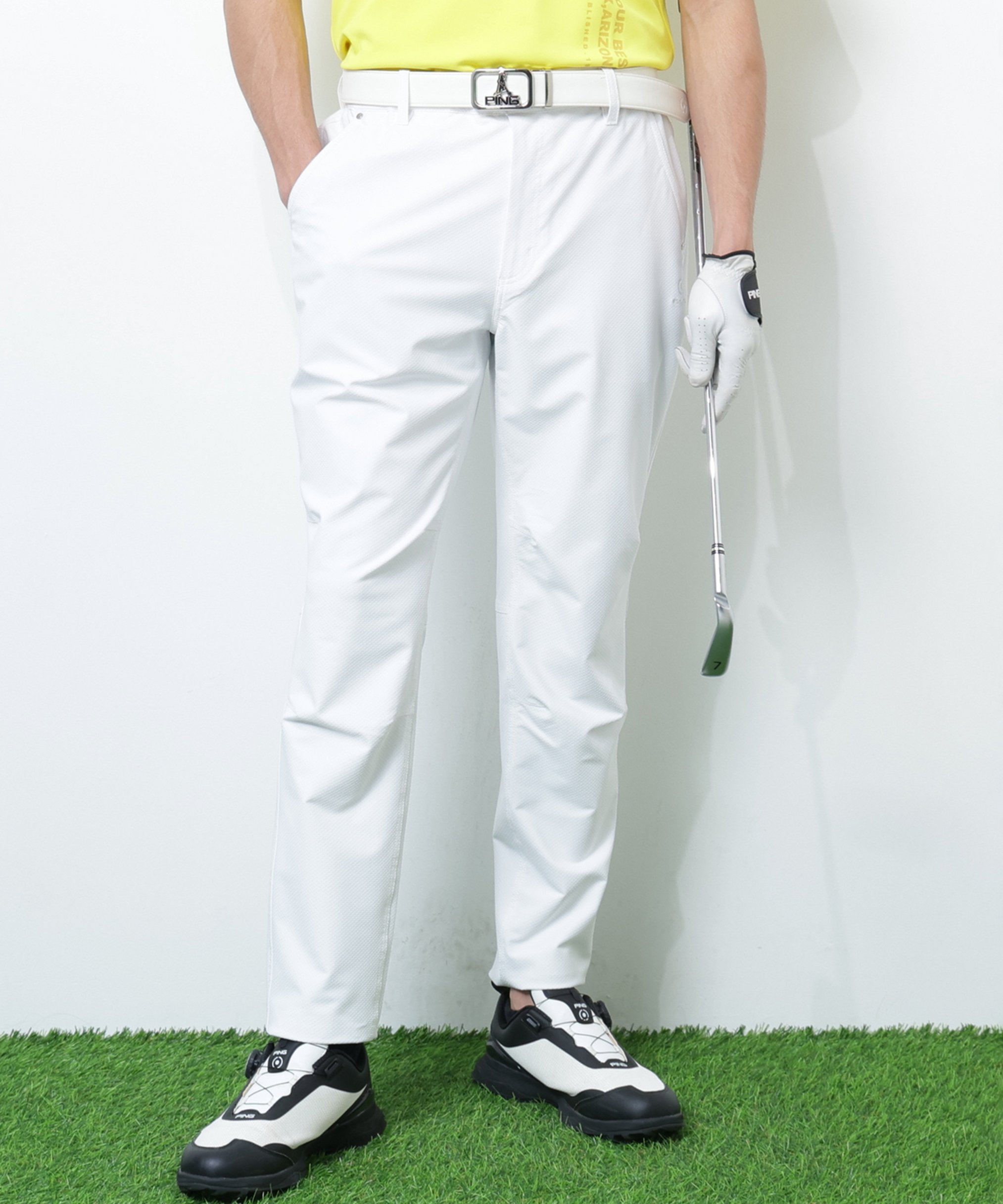 PING APPAREL 全方向ストレッチドビーテーパードパンツ ＜PERFORMANCE＞ (MENS) ピン アパレル パンツ その他のパンツ ベージュ ホワイト ブラック