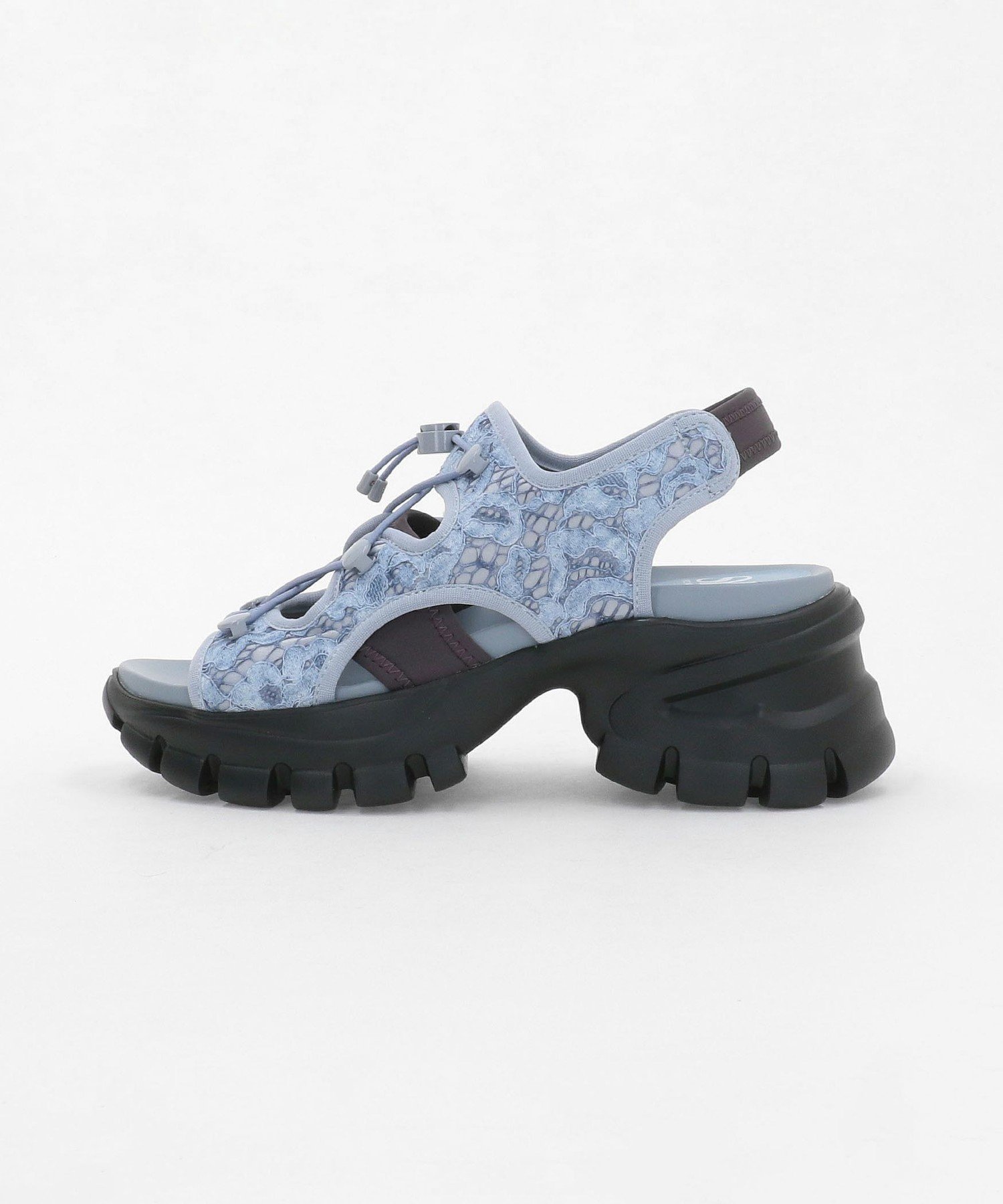 SY UNITED ARROWS ＜SY＞レースアップ ネオプレーンサンダル70↑ オデット エ オディール シューズ・靴 サンダル ブラック ブルー