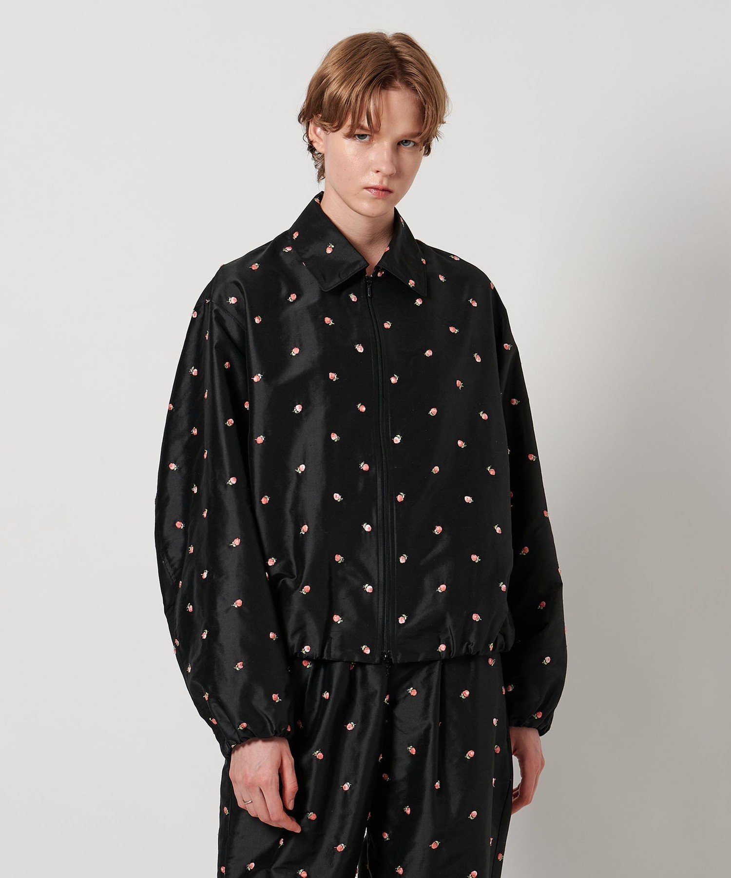 ＜LOEFF＞ローズ タフタ ブルゾン ユナイテッドアローズ アウトレット ジャケット・アウター ブルゾン・ジャンパー ブラック