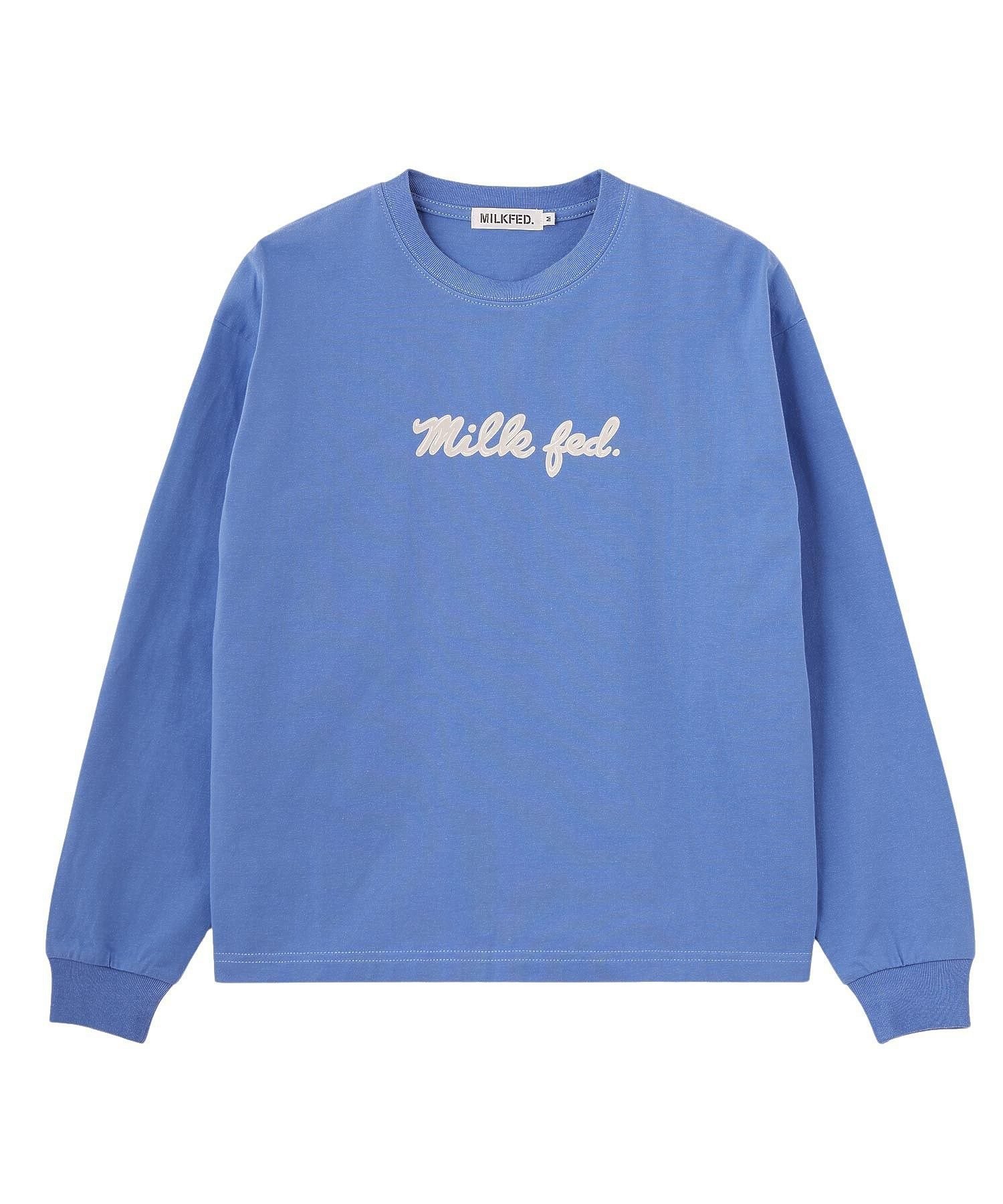 MILKFED. ICING LOGO L/S TEE ミルクフェド トップス カットソー・Tシャツ ホワイト