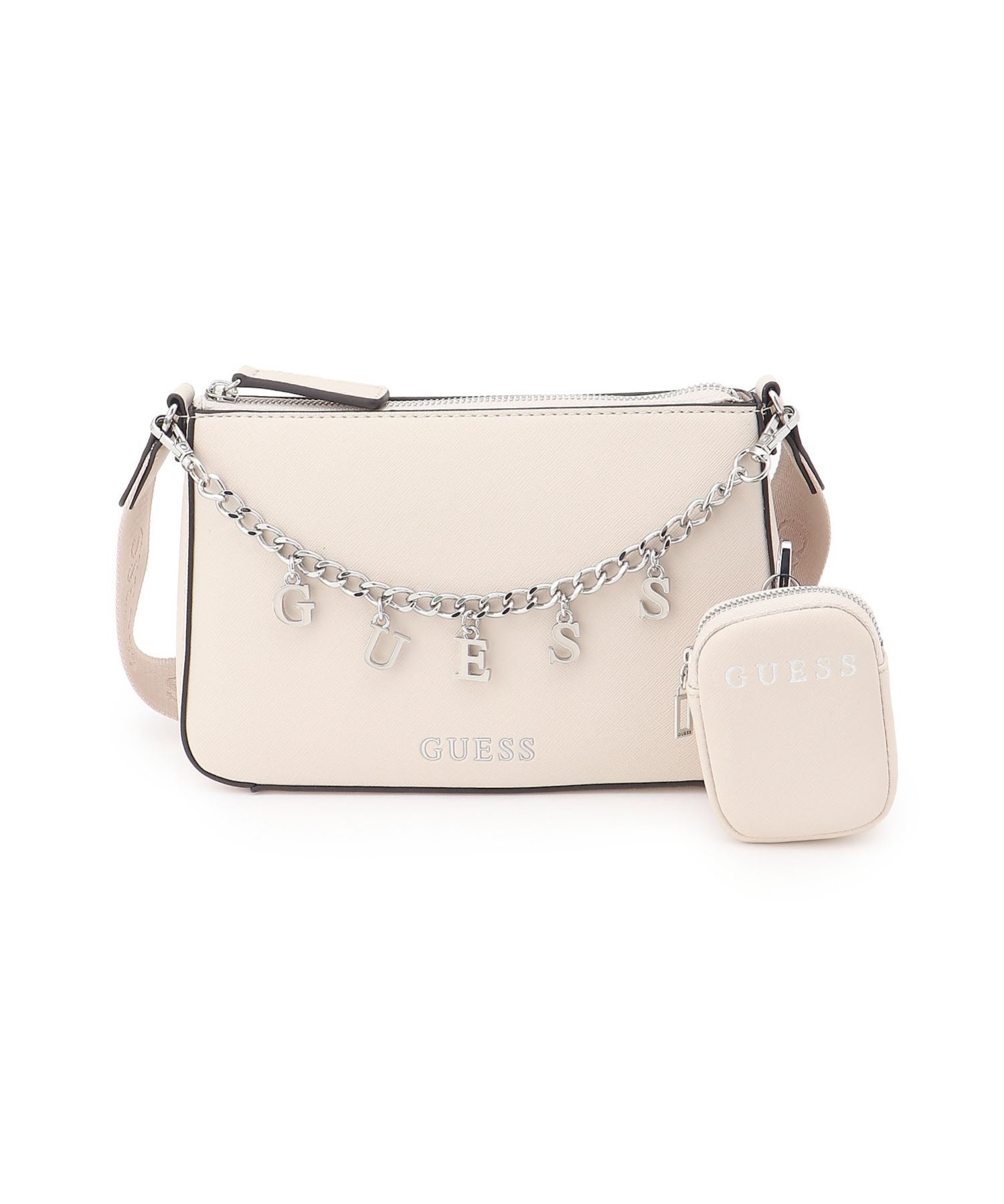 GUESS GUESS/(W)FIORA Mini Bag ゲス バッグ ショルダーバッグ レッド ブラック ホワイト【送料無料】