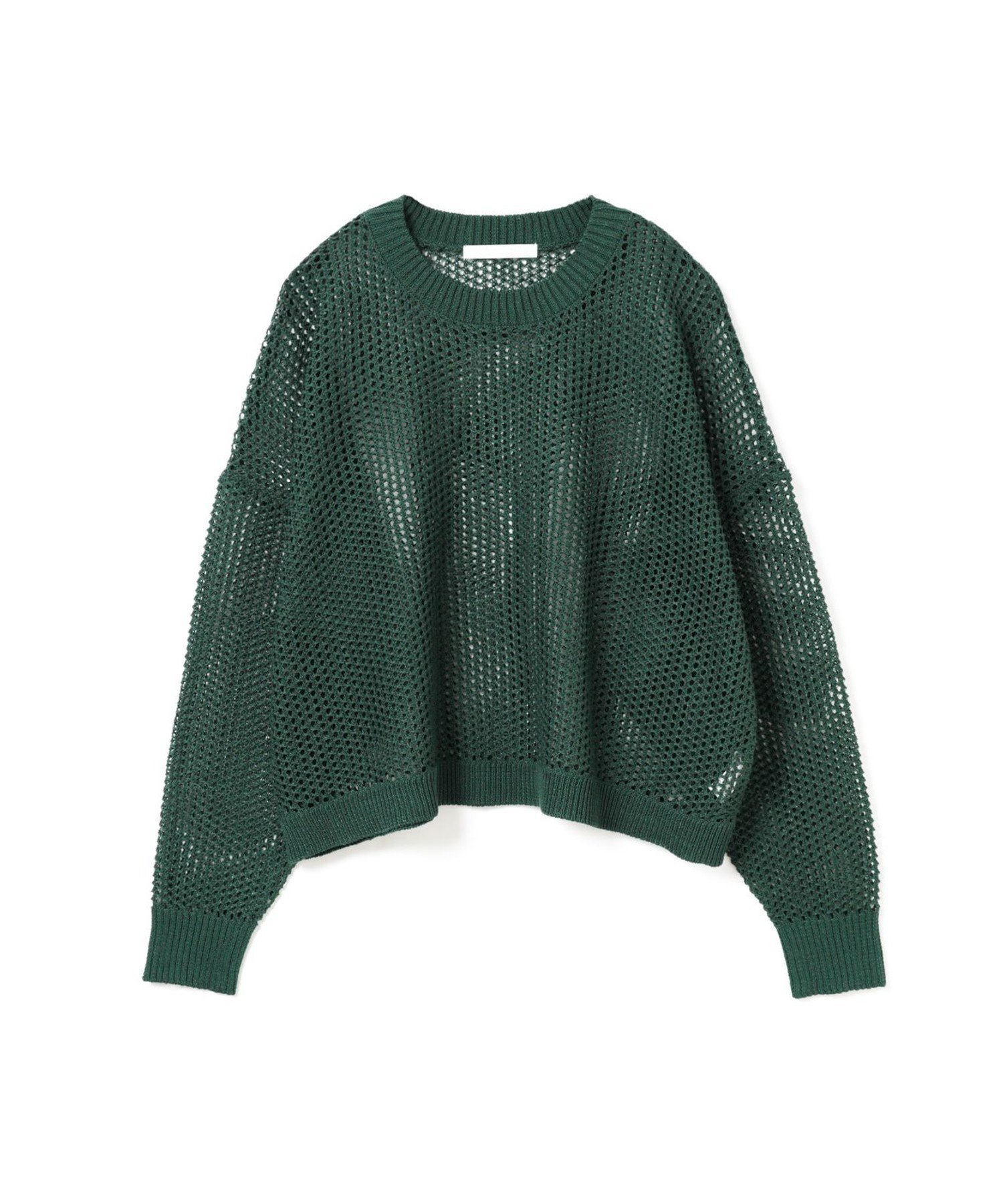 MARMARMAR MARMARMAR メッシュパターンワイドプルオーバー マーコート トップス ニット グレー ブラック ホワイト グリーン