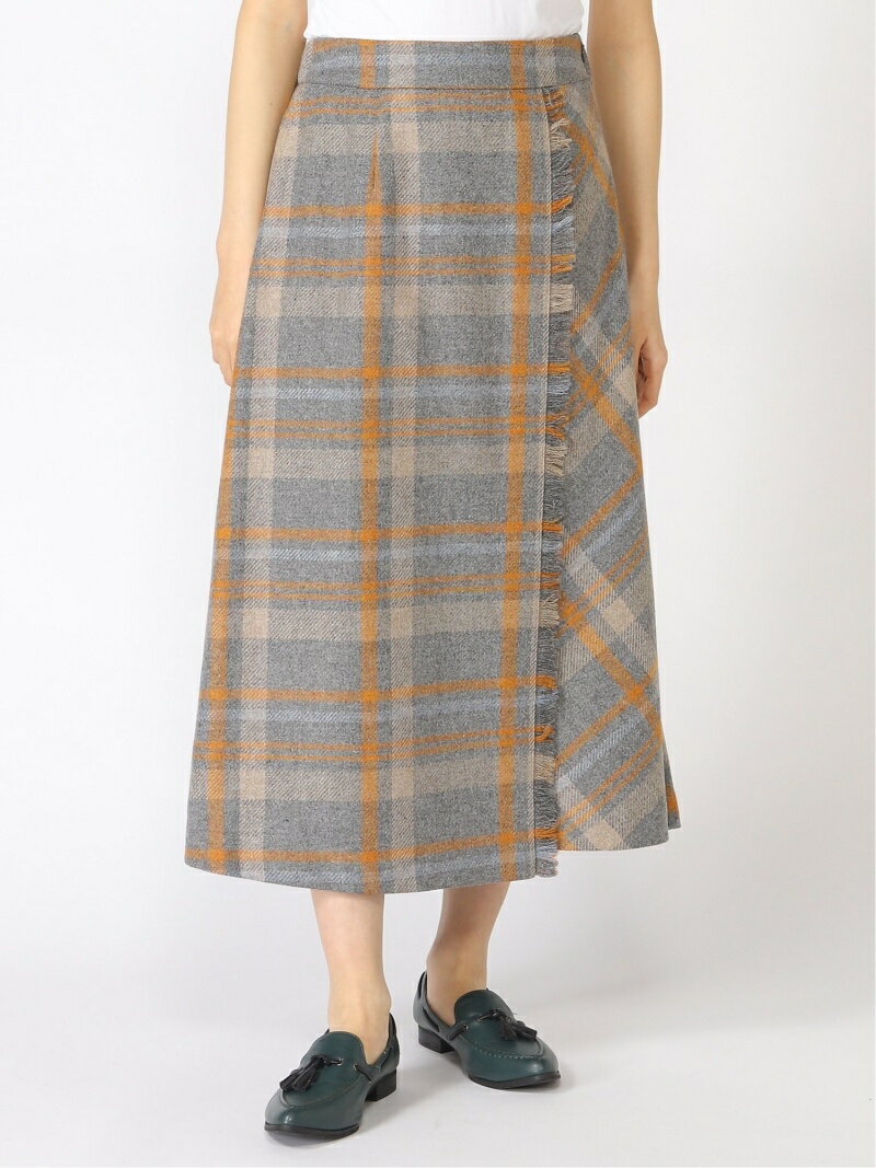 【SALE／40%OFF】O'NEIL of DUBLIN O'NEIL OF DUBLIN/(W)ラップフレアスカート ステップス スカート その他のスカート グレー【送料無料】のサムネイル