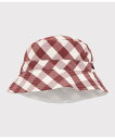 【SALE/30%OFF】PETIT BATEAU ウ ゙ィシーチェッククロシェ プチバトー 帽子 ハット ホワイト【送料無料】