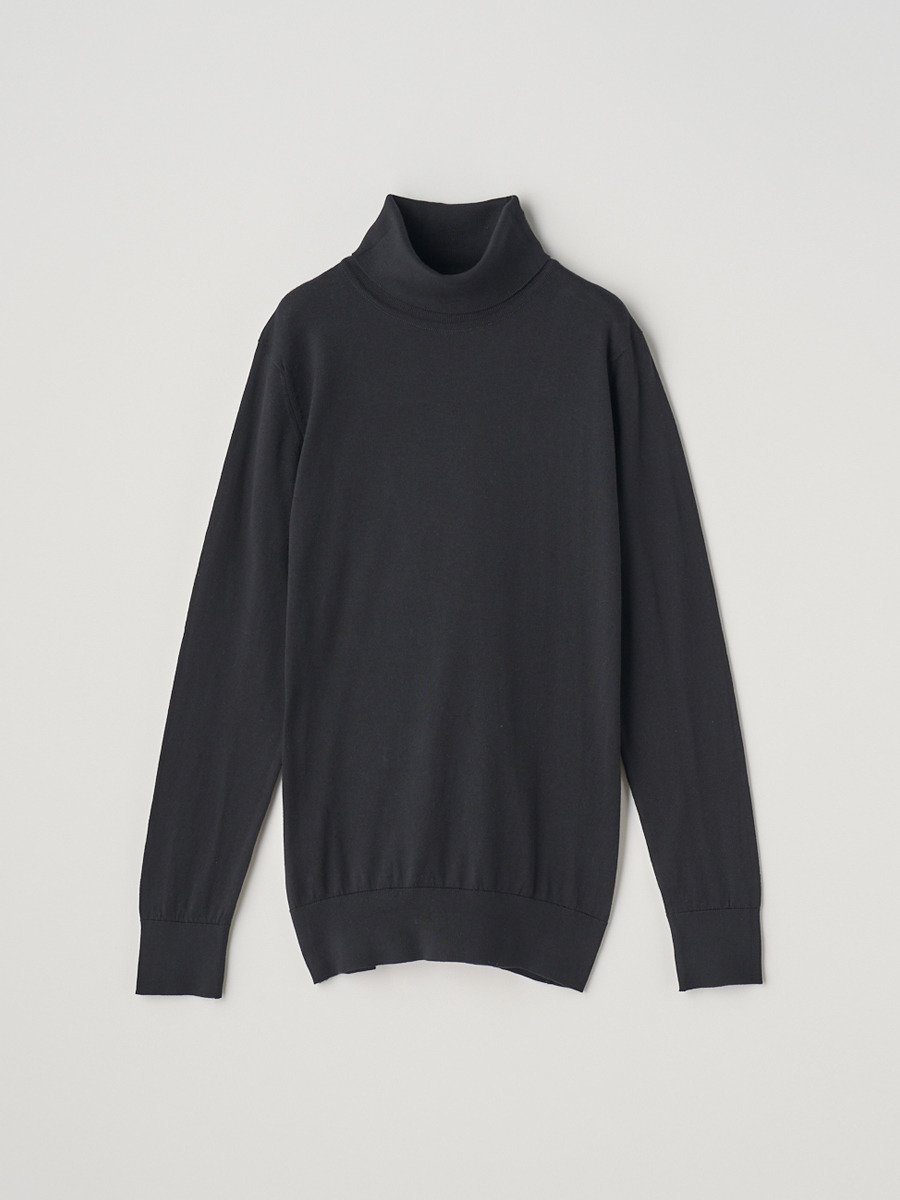 ジョンスメドレー トップス レディース JOHN SMEDLEY Turtle neck Long sleeved Sweater ｜ PIMLICO ｜ 30G SLIM FIT ジョンスメドレー トップス ニット ブラック【送料無料】