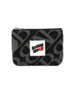 A BATHING APE DENIM MONOGRAM POUCH ア ベイシング エイプ 財布 ポーチ ケース ポーチ ブラック【送料無料】