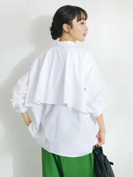 【SALE／40%OFF】CRAFT STANDARD BOUTIQUE 【追加】バックフリルシャツ/24SS クラフトスタンダードブティック トップス シャツ・ブラウス ホワイト ブラック ピンク ブルー