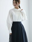 【SALE／40%OFF】Te chichi 【松井愛莉着用】パーツプリーツボリュームブラウス テチチ トップス シャツ・ブラウス ホワイト パープル ブラック【送料無料】