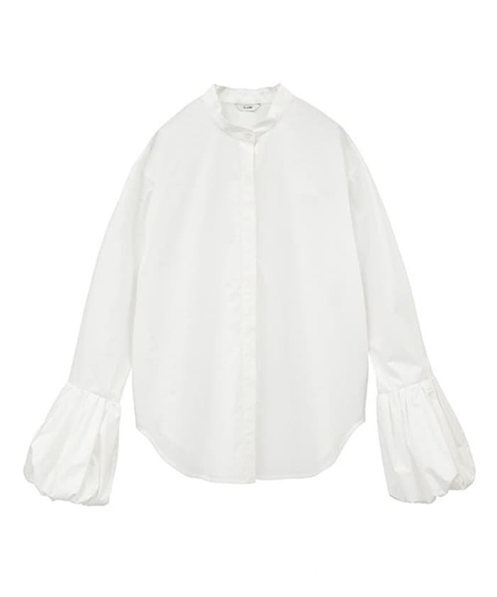 【SALE／40%OFF】CLANE BALLOON CUFF SHIRT フリークスストア トップス シャツ・ブラウス ホワイト ブラック【送料無料】