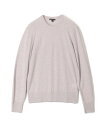 JAMES PERSE フェザーウェイトカシミヤ クルーネックプルオーバー MUFC3627 トゥモローランド トップス ニット ベージュ ブラック【送料無料】