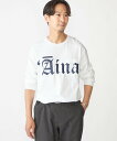 【SALE/40%OFF】SHIPS MEN 【SHIPS別注】THE DAY ON THE BEACH: プリント ポケット Tシャツ(ロンT) シップス トップス カットソー・Tシャツ グレー ホワイト【送料無料】