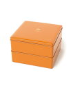 BEAMS JAPAN 【別注】越前漆器 お重 二段 橙 ビームス ジャパン 食器・調理器具・キッチン用品 その他の食器・調理器具・キッチン用品【送料無料】