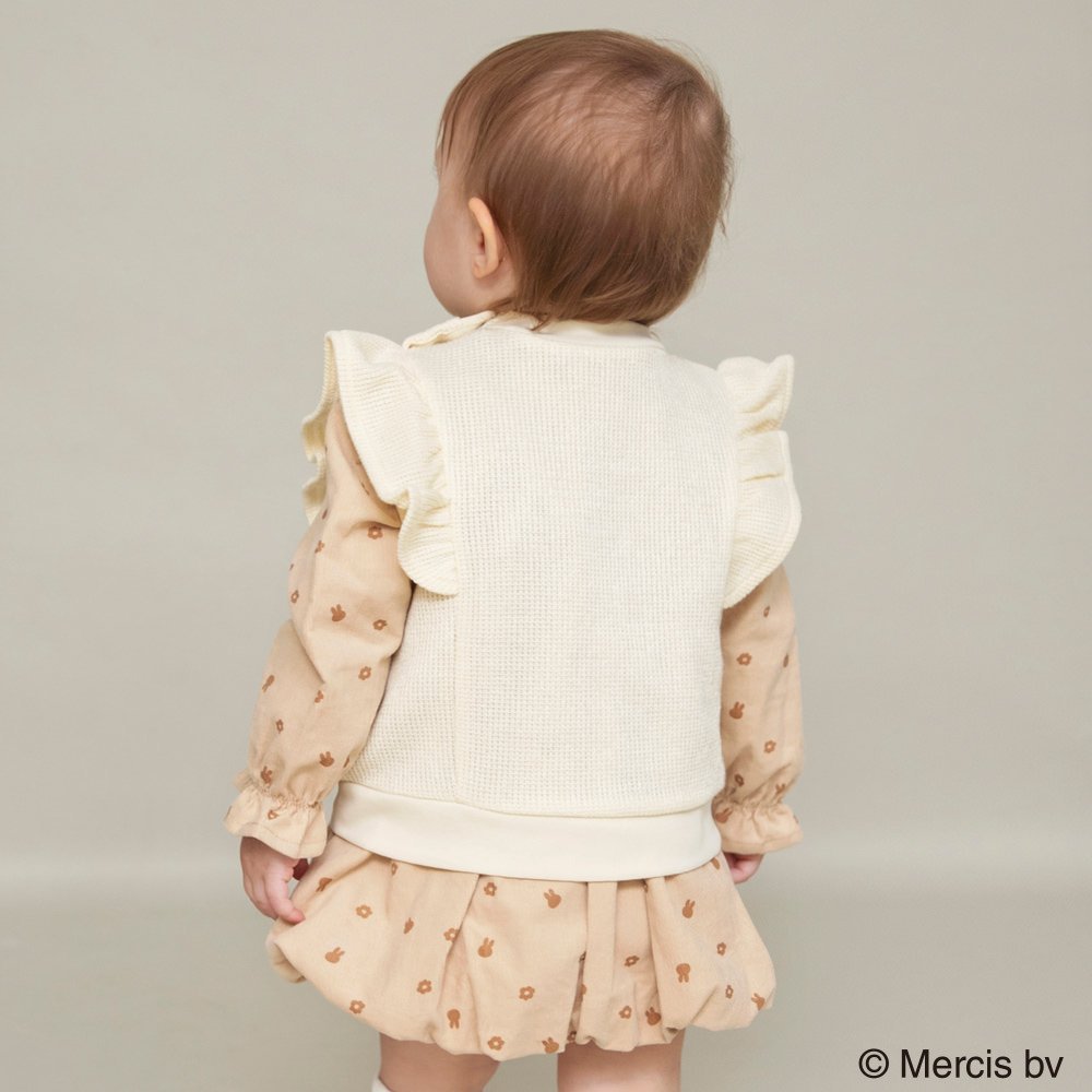 【SALE／10%OFF】branshes 【miffy/ミッフィー】ニットベスト ブランシェス マタニティウェア・ベビー用品 その他のベビーグッズ ホワイト 3