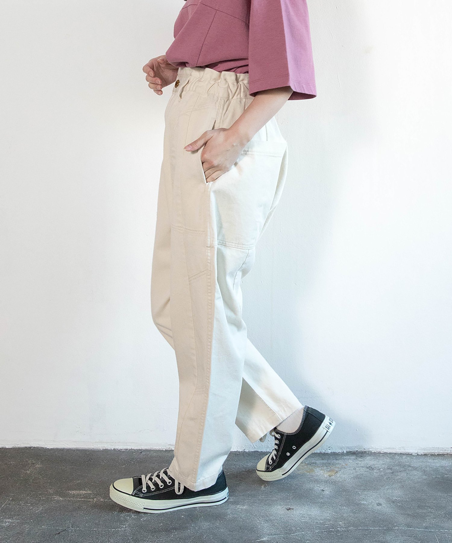 URCH RNA R4416 ワークテイストのPJ'sパンツ アールエヌエーエヌ パンツ その他のパンツ ベージュ