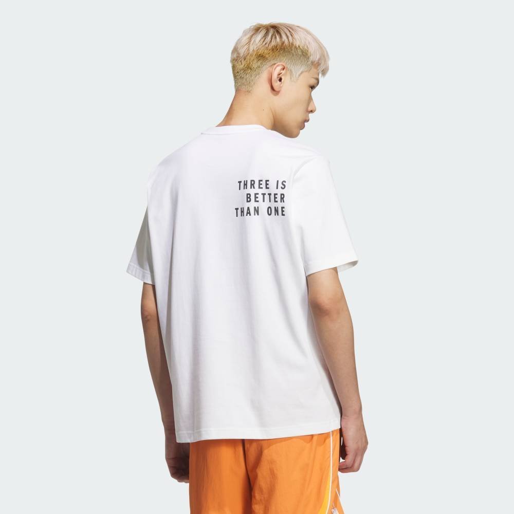 【SALE／20%OFF】adidas 【公式】アディダス adidas 返品可 ブランドラブ ルーズフィット ヘビー シングルジャージー半袖Tシャツ アディダス トップス カットソー・Tシャツ ホワイト【送料無料】