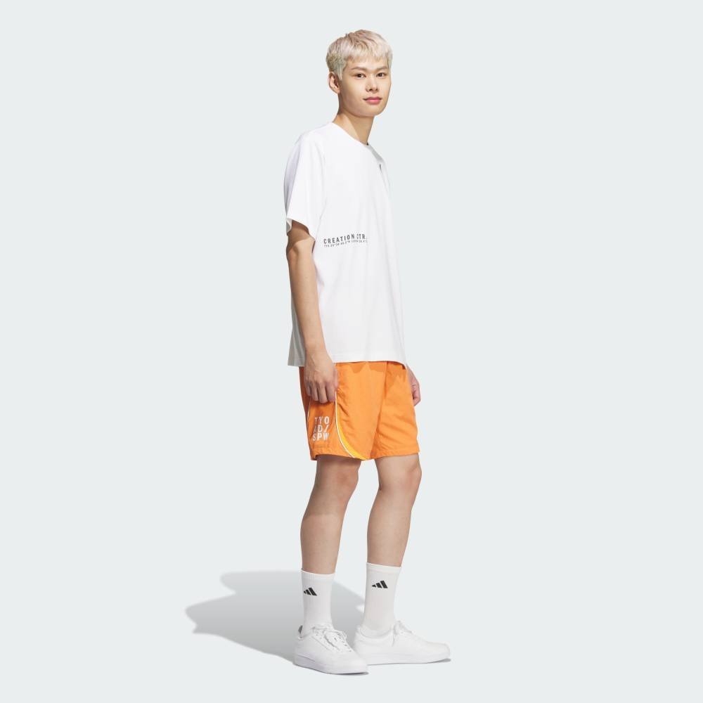 【公式】アディダス adidas 返品可 ブランドラブ ルーズフィット ヘビー シングルジャージー半袖Tシャツ アディダス トップス カットソー・Tシャツ ホワイト