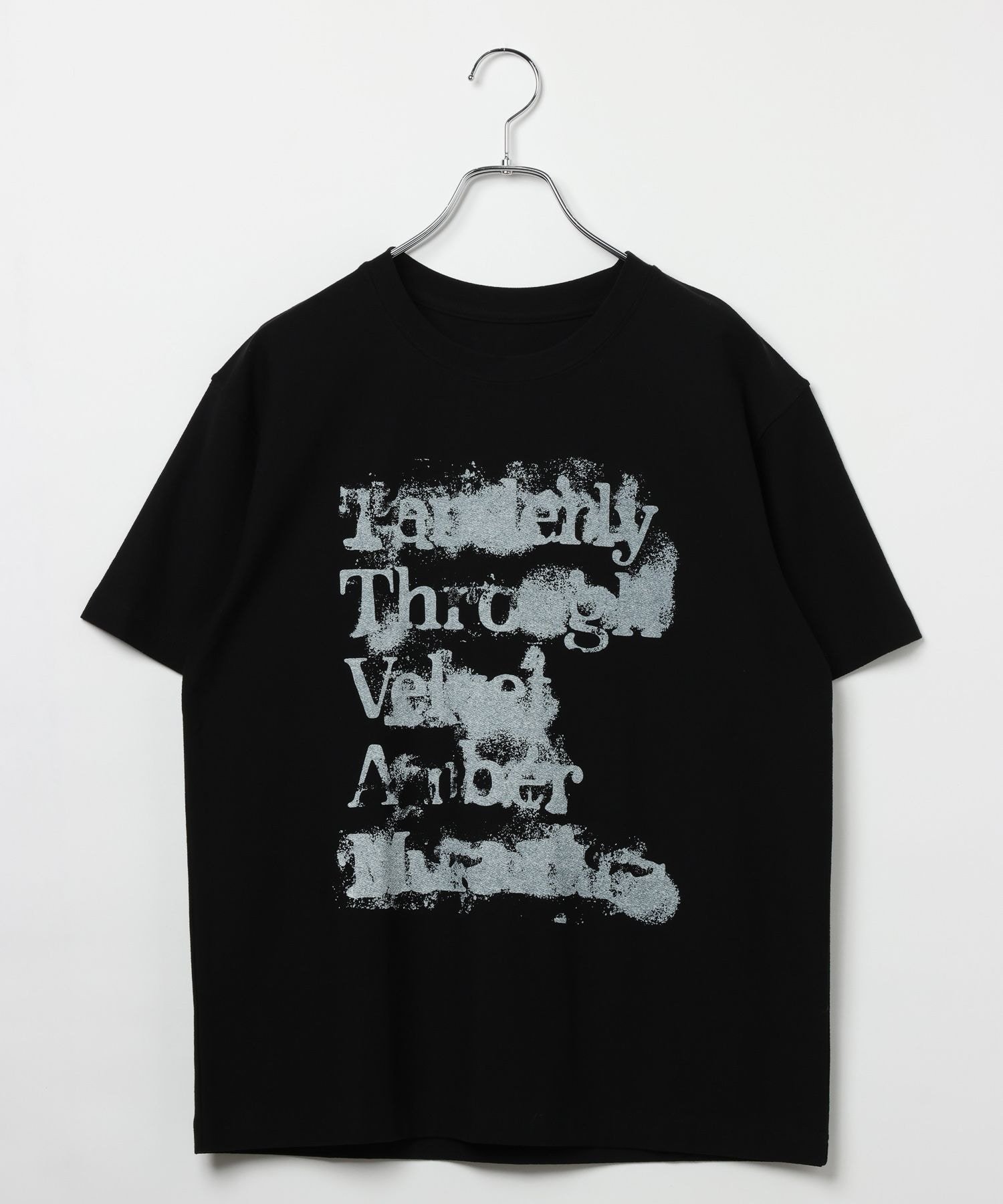 PAGEBOYLIM 【PBLIM】スプレーロゴT ページボーイ トップス カットソー・Tシャツ ベージュ ブラック