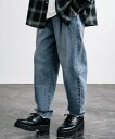 Rocky Monroe ストレッチデニムバルーンイージーパンツ ロッキーモンロー パンツ ジーンズ・デニムパンツ ブルー【送料無料】
