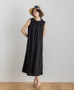 Droite lautreamont 【WEB限定】リネンライクカノコノースリワンピース≪手洗い可能≫ ドロワット・ロートレアモン ワンピース・ドレス ワンピー...