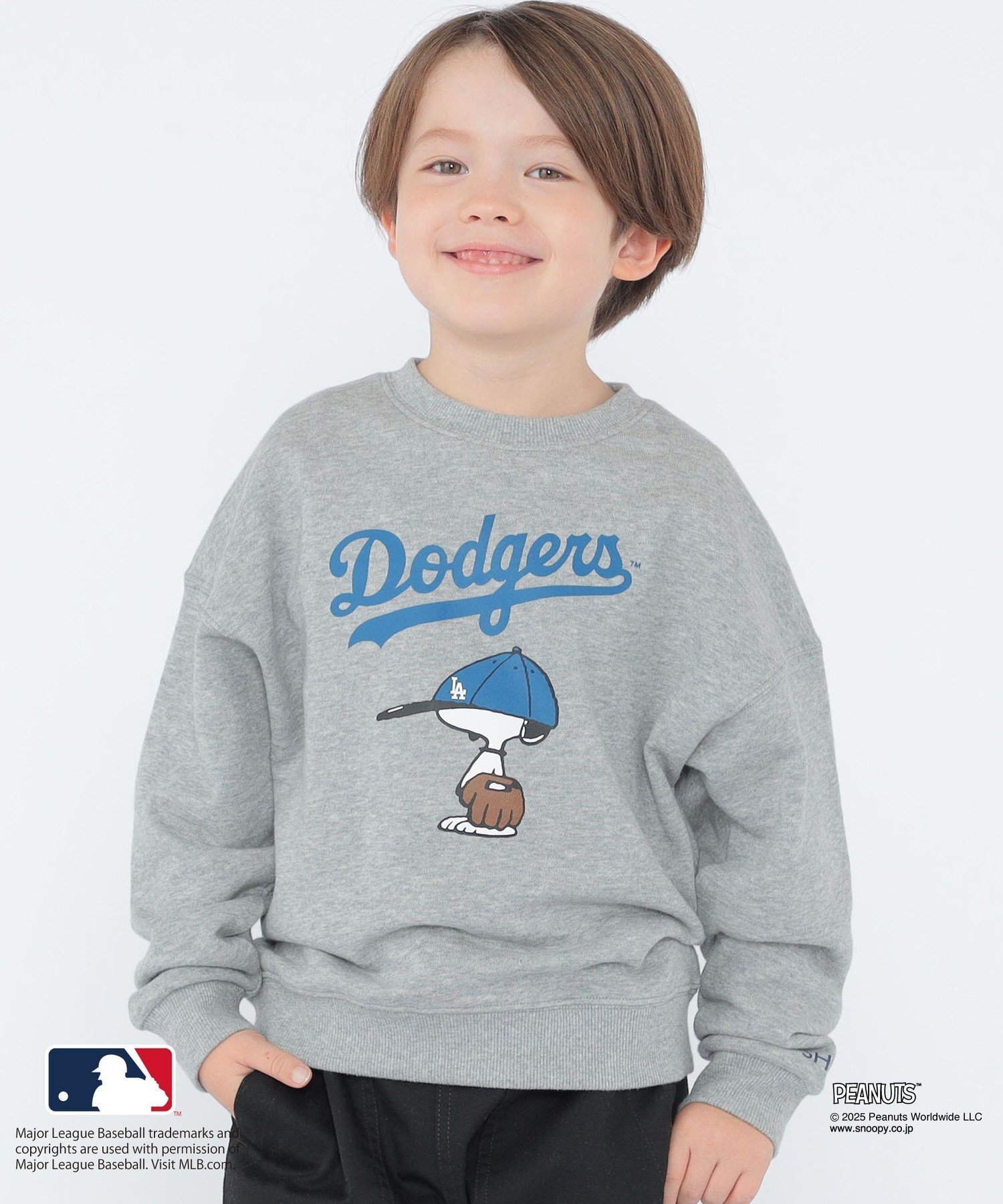 SHIPS KIDS SHIPS KIDS:100~125cm / PEANUTS*MLB プリント スウェット シップス トップス スウェット・..