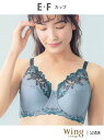 【SALE/20%OFF】Wing Lesiage ウイング ブラジャー 【5000シリーズ】 フルカップ ウイング インナー・ルームウェア ブラジャー ピンク イエロー グリーン グレー ブルー ブラウン オレンジ【送料無料】