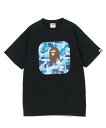 A BATHING APE ABC CAMO BAPE ONLINE ABC TEE -ONLINE EXCLUSIVE- ア ベイシング エイプ トップス カットソー Tシャツ ブラック ホワイト【送料無料】