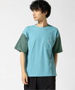 【SALE／66 OFF】Ranan ＜CVW＞メッシュポケット付半袖Tシャツ ラナン トップス カットソー Tシャツ ブルー ホワイト