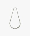 agnes b. FEMME H925 チェーン ネックレス "Iconic - Hollow Silver Chain" アニエスベー アクセサリー・腕時計 ネックレス シルバー【送料無料】