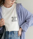 【SALE/48%OFF】Discoat 【WEB限定】3stepsロゴTシャツ ディスコート トップス カットソー・Tシャツ グレー ネイビー ホワイト