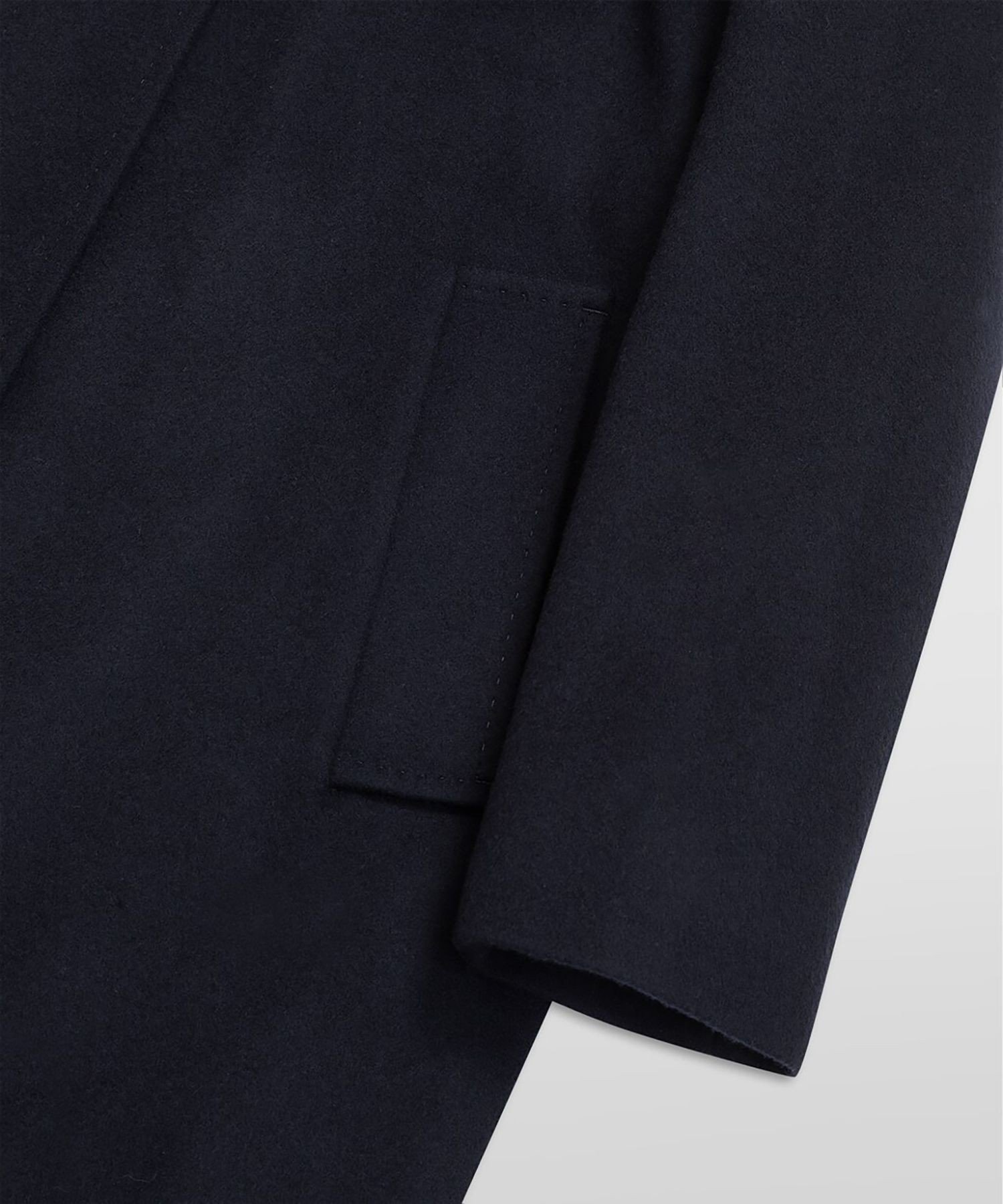 BROOKS BROTHERS ウール バルカラーコート ブルックス ブラザーズ ジャケット・アウター ステンカラーコート ネイビー【送料無料】