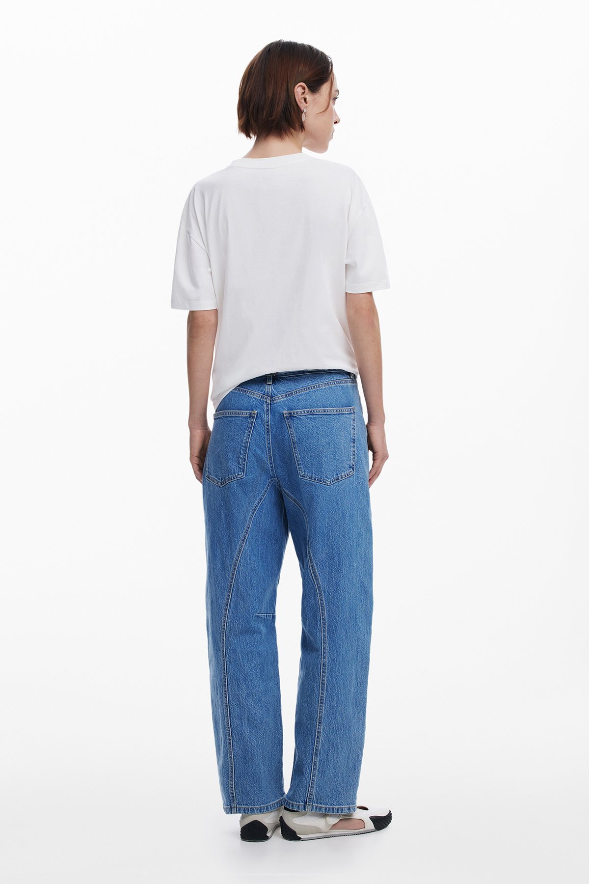 TSCHERRY Tシャツショートスリーブ デシグアル トップス カットソー・Tシャツ ホワイト