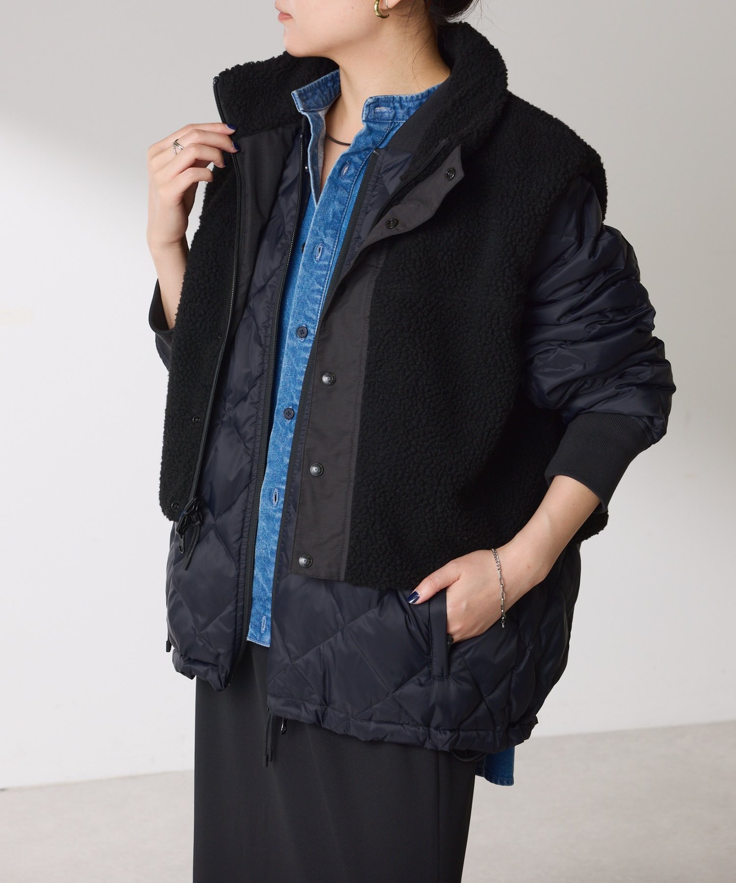 【GALLARDA GALANTE】ネイビーブラック　ファー付きダウンジャケット 楽天市場】ガリャルダガランテ ダウンの通販