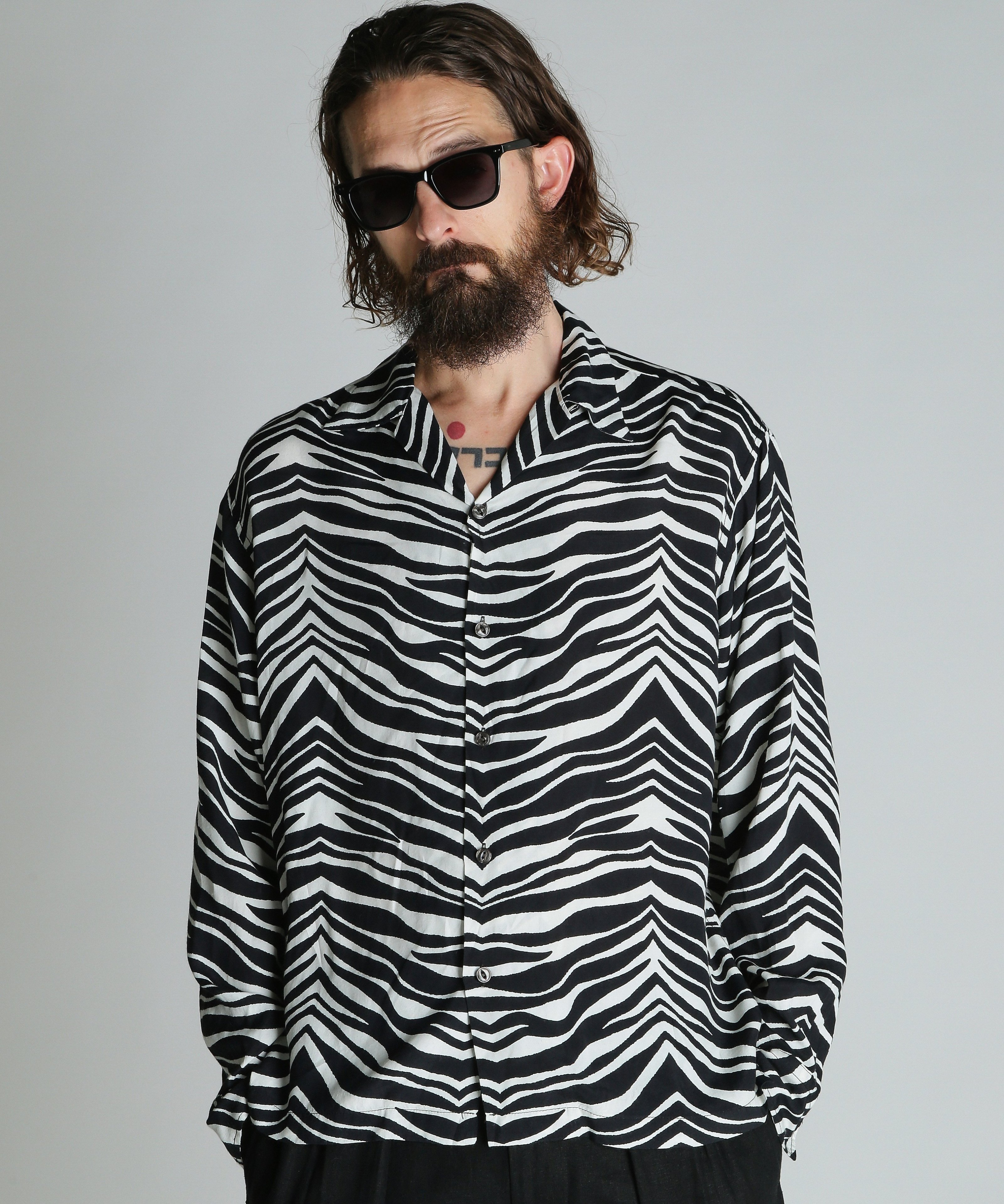 Schott ZEBRA RAYON SHIRT/ゼブラレーヨンシャツ ショット トップス シャツ・ブラウス ホワイト【送料無料】