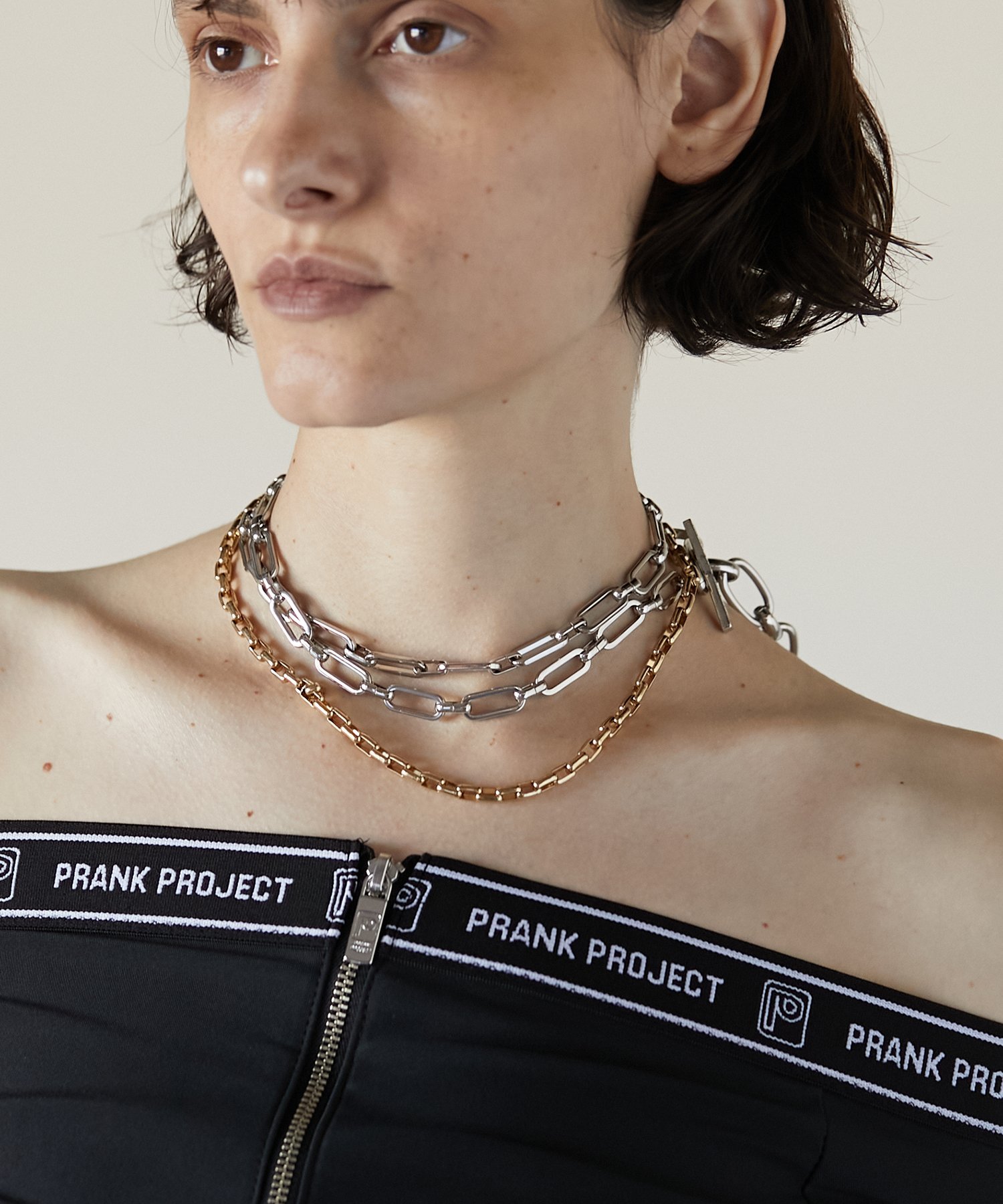 PRANK PROJECT oCJ[`F[lbNX / Bicolor Chain Necklace vN vWFNg ANZT[Erv lbNXyz