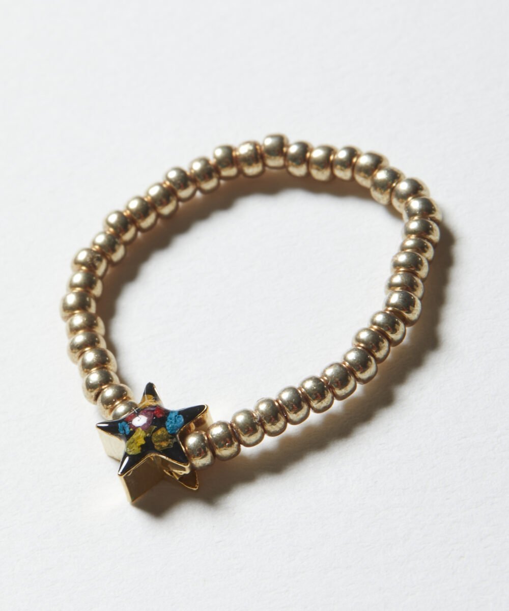 rehacer rehacer:Tiny Charm Beads Ring レアセル アクセサリー・腕時計 リング・指輪 ゴールド シルバー