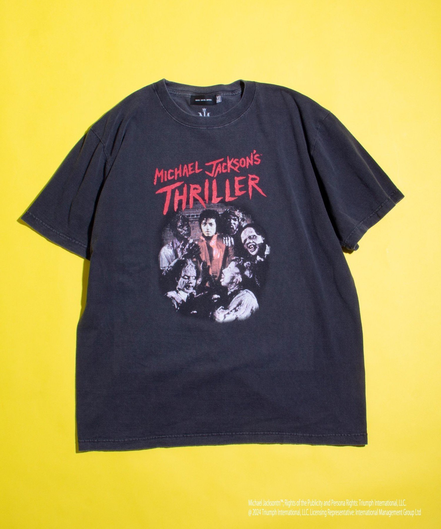 【SALE／5%OFF】GLOSTER 【新柄追加】【GOOD ROCK SPEED】MICHAEL JACKSON TEE フォトTシャツ フレディ アンド グロスター トップス カットソー・Tシャツ ブラック【送料無料】