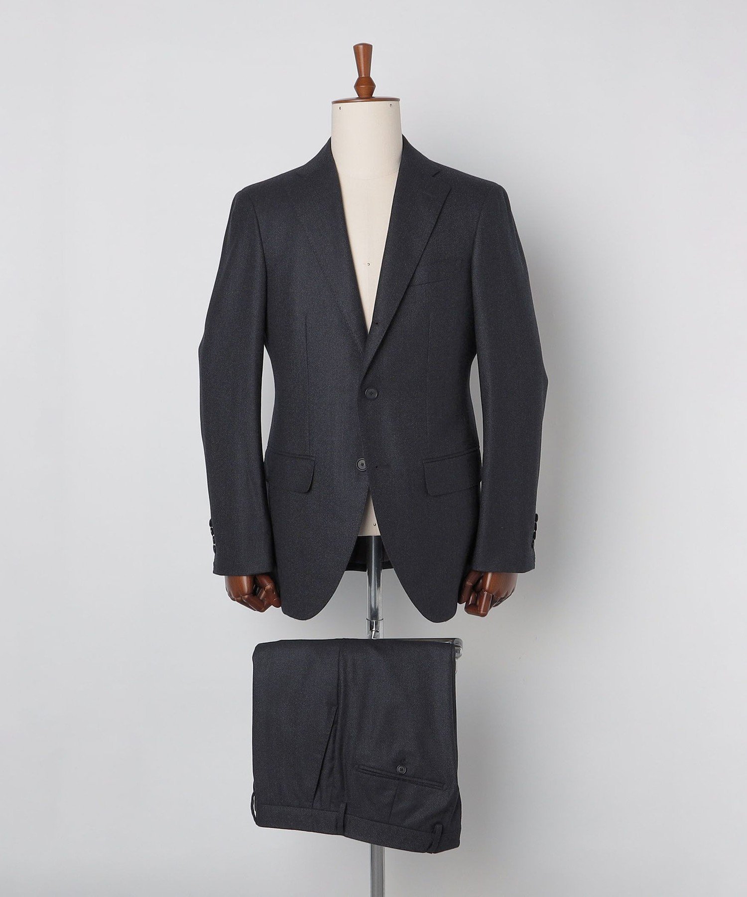 SHIPS MEN SHIPS: VITALE BARBERI CANONICO 120'S ピンヘッド スーツ シップス スーツ・フォーマル セットアップスーツ グレー【送料無料】