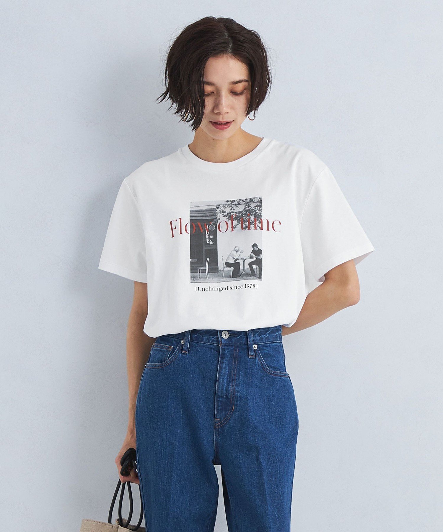 【SALE／70%OFF】UNITED ARROWS green label relaxing フォト プリント Tシャツ ユナイテッドアローズ アウトレット トップス カットソー・Tシャツのサムネイル