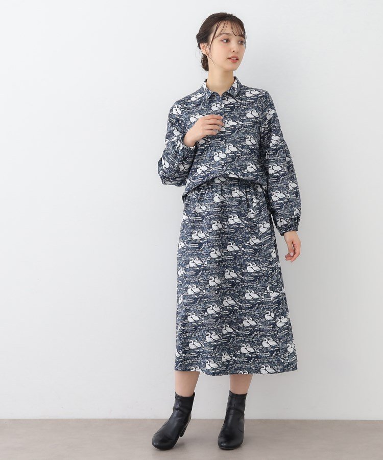 【SALE／60%OFF】LAURA ASHLEY 【WEB限定/M-LL3サイズ/コットン100%/上下セット/袖...