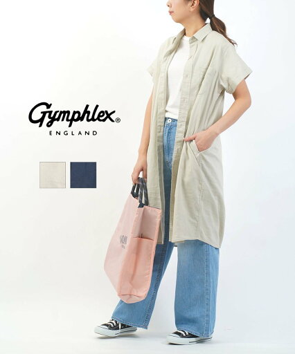 GYMPHLEX ジムフレックス レギュラーカラーシャツドレス ブルーコムブルー ワンピース・ドレス ワンピース ネイビー【送料無料】 GYMPHLEX ジムフレックス レギュラーカラーシャツドレス ブルーコムブルー ワンピース・ドレス ワンピース ネイビー【送料無料】