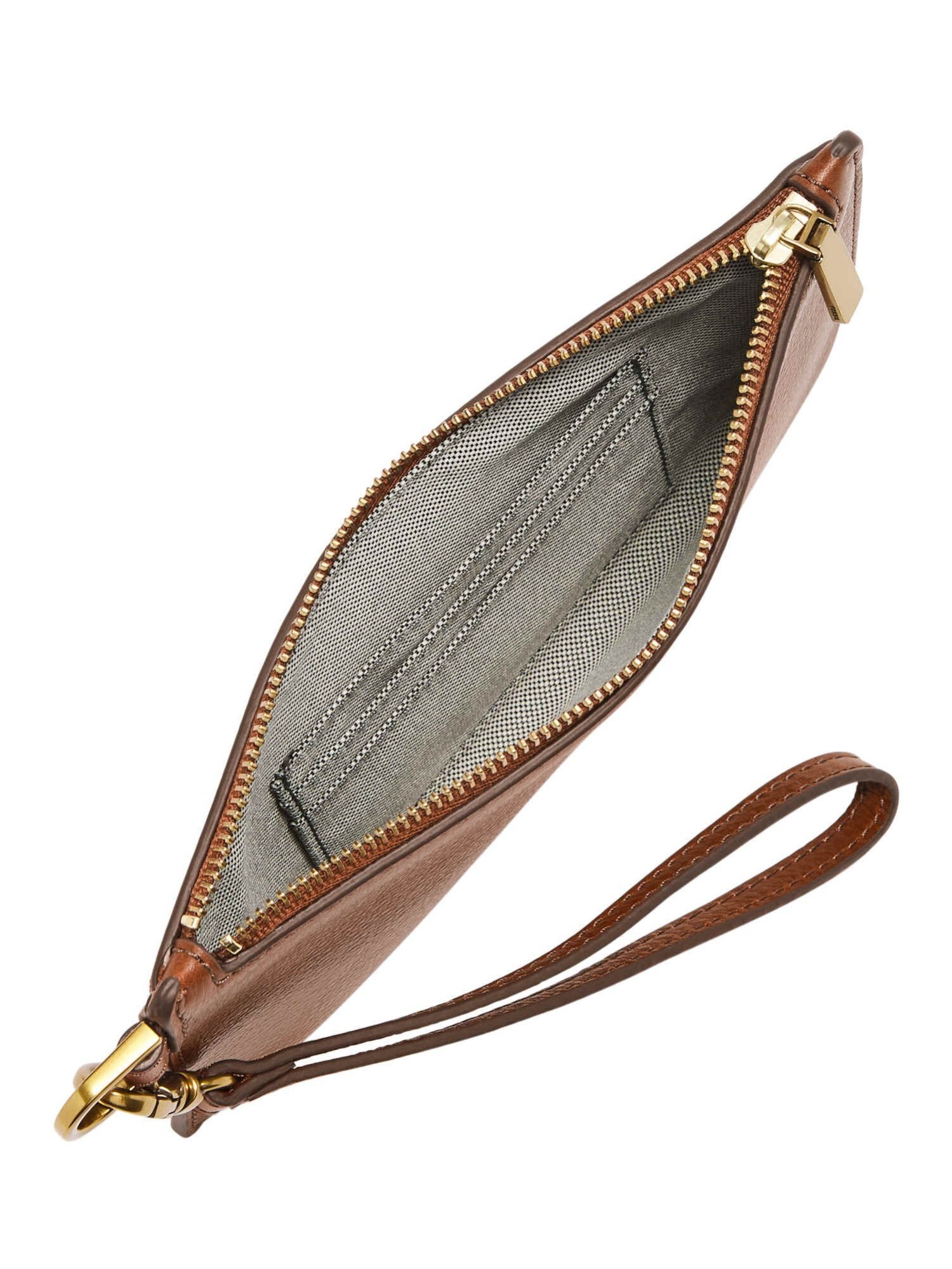 ��SALE��30%OFF��FOSSIL �ե��å��� �ꥹ�ȥ�å� ��ǥ����� �쥶�� �֥饦�� ���ޥۼ�Ǽ�� SLG1575200 �ե��å��� ���ۡ��ݡ����������� �ݡ��� �֥饦�������̵����
